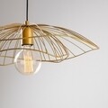 Csillár Tel - 6502, Opviq, 50 x 111 cm, 1 x E27, 100 W, arany