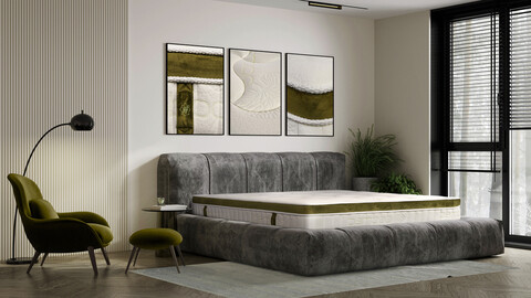 Green Future Nature Bambusz matrac 140 x 200 cm