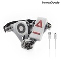 Safelt InnovaGoods Sport hám LED fényekkel , USB, szürke/fekete