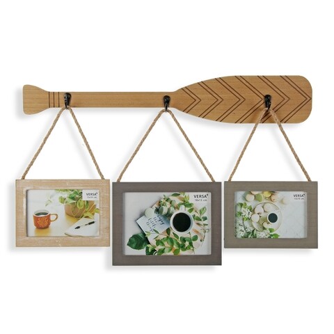 Paddle Fényképtartó, Versa, 3 fényképpel, 55x35 cm, MDF, színes