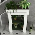 Suport pentru ghivece Nola, Talon, 60 x 23.6 x 96.6 cm, alb/verde