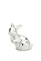 Rabbit Dekoráció, Hermann Bauer, H9 cm, ezüst