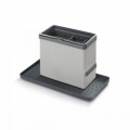 Rendező Tidytex mosogatóhoz, Metaltex, 24x13x14 cm, műanyag, szürke