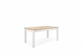 Kihúzható asztal, Finori, Bergen 50, 160 - 215 x 75 x 90 cm, forgácslap / MDF, tölgy / fehér
