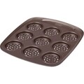 Sütőtálca 9 mini pizza, Pyrex, aszimmetria, 28 x 31 x 2 cm, szénacél / tapadásmentes fém