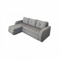 Siena Lux Grey Kihúzható sarokkanapé 243x141x81 cm tárolóládával