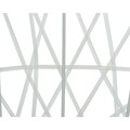 Kerti/terasz Hinta Rhodes, Decoris, 95x195 cm, fűzfavessző, fehér