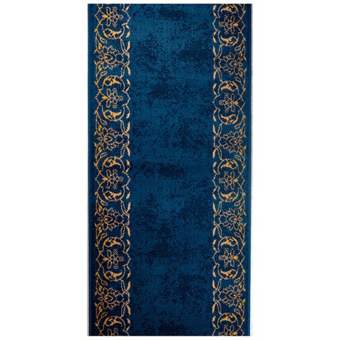 Masali előszoba szőnyeg, Decorino, 80x500 cm, polipropilén, kék