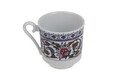 6 csésze + 6 tányér készlet, Kutahya Porselen, GZ12KT601860, 50 ml, porcelán, többszínű