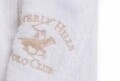 Uniszex fürdőköpeny, Beverly Hills Polo Club, 100% pamut, XS/S, fehér/bézs