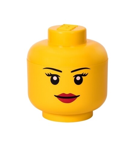 Girl L tárolódoboz, LEGO, 850 ml, polipropilén, sárga