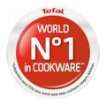 Fedeles serpenyő, Tefal Elegance, 24 cm Ø, alumínium / titán