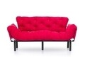 Nitta Triple Kihúzható kanapé, Futon, 3 személyes, 225x70 cm, fém, ciklámen