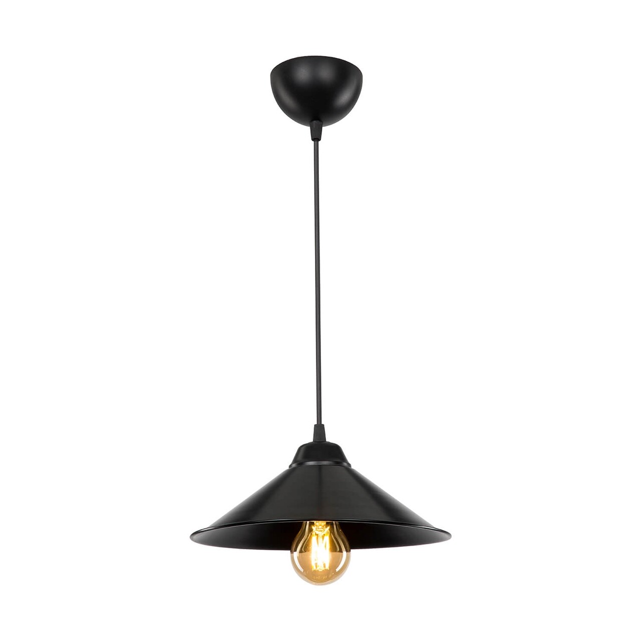 Siyah Csillár, MDL.4151, Squid Lighting, 25.5x 48 cm, 60W, fekete