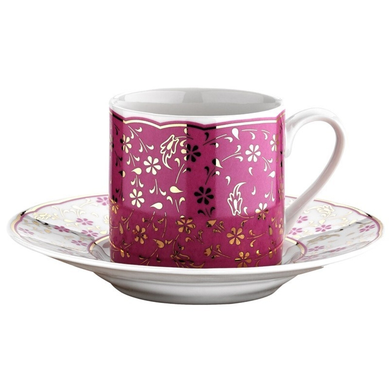 Kutahya Porselen Kávés készlet, RU12KT430774142, 12 darabos, porcelán