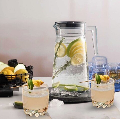 City Pop Kancsó fedővel, Pasabahce, 2 L, üveg, áttetsző