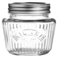Tárolótartály fedéllel, Kilner, Classic, 0,25 L, üveg, átlátszó