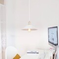 Antik Beyaz Csillár, MDL.4157, Squid Lighting, 30x62 cm, 60W, antik/fehér