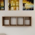MOE fali polc, Gauge Concept, 90x21x30 cm, mogyoró