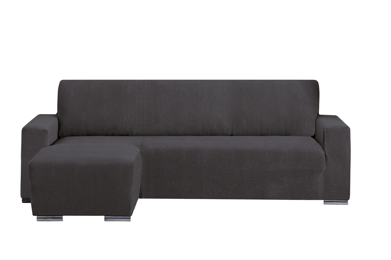 Belmarti rugalmas kanapéhuzat, milánó, rövid kar, szürke