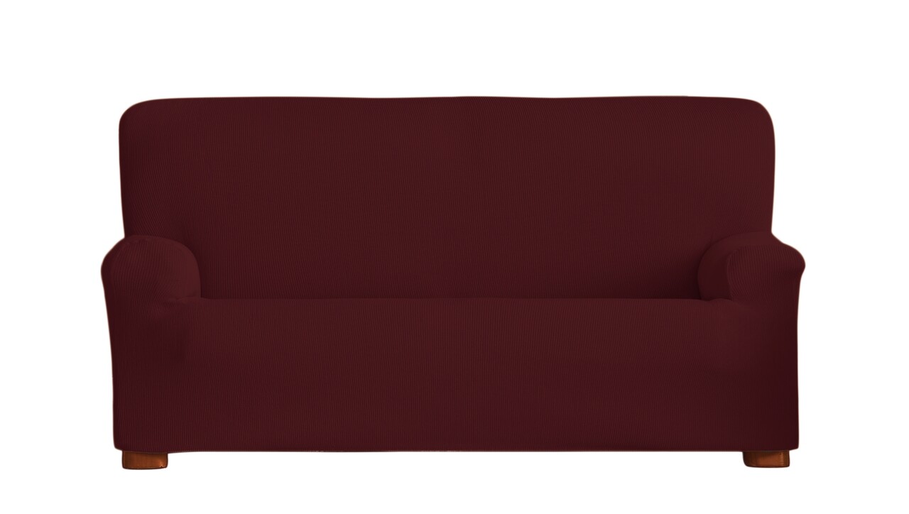 Bi-stretch elasztikus kanapéhuzat, Ulysses, 3 ülés, gránátvörös C / 8