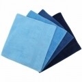 4 db Blue Delight kéztörlő készlet, Hobby, 50 x 90 cm, 100% pamut, kék