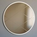 Oglinda decorativa A702, Neostill, 60 cm, argintiu