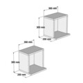 Sevima, Puqa Design 2 falipolc készlet, fehér / mogyoró