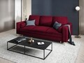 Mimosa Kihúzhatós kanapé, Mazzini Sofas, 3 személyes, tárolóládával, 220x100x92 cm, bársony, piros