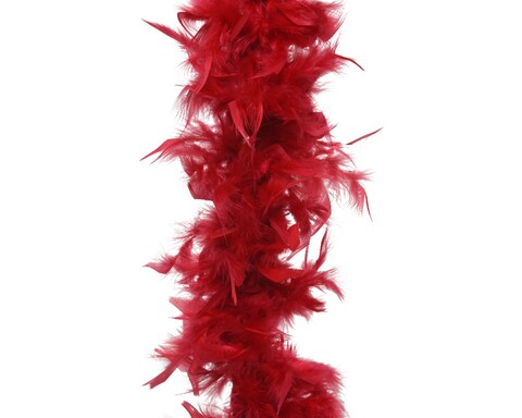 Boa Füzér, Decoris, 184x17 cm, toll, piros
