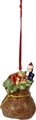 Villeroy & Boch, Nostalgic Ornaments Christmas tree 3 db Díszgömb, 6,3 cm, porcelán, kézzel festett