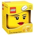 Girl L tárolódoboz, LEGO, 850 ml, polipropilén, sárga
