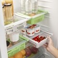 Friwer InnovaGoods 2 db Hűtőszekrény rendszerező, állítható hosszúság, 20-28x16.5x7 cm