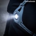 Safelt InnovaGoods Sport hám LED fényekkel , USB, szürke/fekete