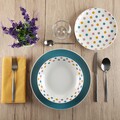 Springdots 18 darabos Étkészlet, Versa, porcelán