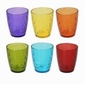 6 pohár Gemma, Tognana, 320 ml, palack, sokszínű