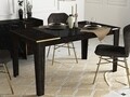 Masa Veyron, Talon, 145 x 85 x 76.2 cm, negru/auriu