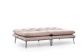 Martin Sofabed Kihúzható kanapé, Futon, 3 személyes, 180x130 cm, fém, bézs