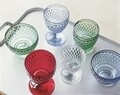 4 pohár víz készlet, Villeroy & Boch, Boston, 400 ml, kristályüveg, piros