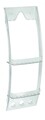 Felfüggeszthető fürdőszobai rendszerező tusolónak Basic, iDesign, 23x10x68.5 cm, áttetsző