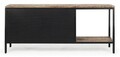 Roderic TV Komód 2 ajtóval, Bizzotto, 120x35x52 cm, acél/mangófa