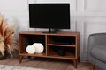 Zisino Walnut TV Komód, Kalune Design, 100x35x54 cm, barna