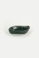 6db-os tálka snackekhez/szószokhoz Emerald Relief Leaf, Keramika, 132 ml, kerámia, fekete