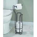 Axis WC papír tartó, iDesign, 20,5x16,5x62 cm, acél, bronz