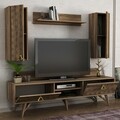 Comoda TV cu dulap Yakamoz, Tera Home, maro