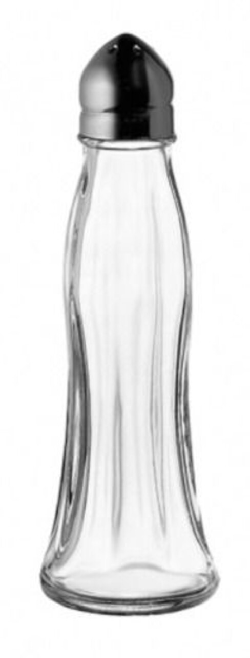 Fekete-fehér Só-bors Készlet, Pasabahce, 12,5 Cm, üveg, átlátszó