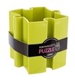 Puzzle írószertartó, Bizzotto, 10x9,5x10 cm, zöld