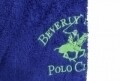 Uniszex fürdőköpeny, Beverly Hills Polo Club, 100% pamut, L / XL, Sötétkék
