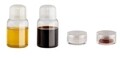 4 db Tároló olajnak, ecetnek, sónak és borrsnak, Iris Barcelona, ​​50 ml / 10 ml, műanyag