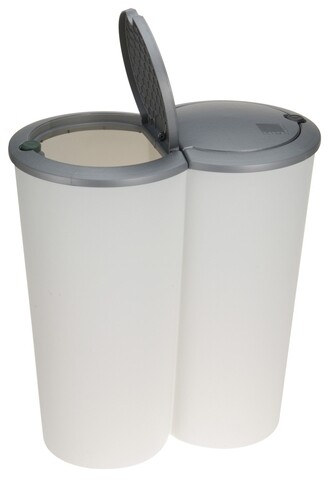 Szemétkosár Double, 2x25 L, polipropilén
